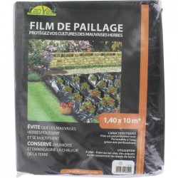 Film de paillage - Protection mauvaises herbes - 10 M - CAP VERT - Protection des plantes - BR-016050