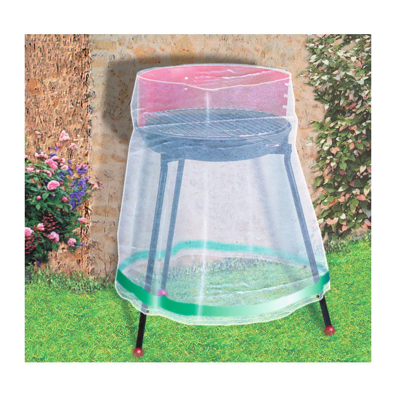 Housse de protection ronde pour barbecue - CAP VERT - Protection mobilier jardin - BR-016210