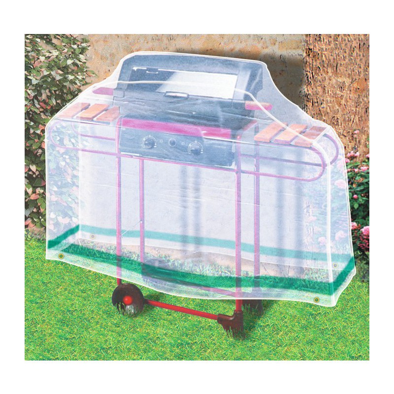 Housse de protection rectangulaire pour barbecue - 1.6 M - CAP VERT - Protection mobilier jardin - BR-016220