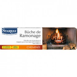 Bûche de ramonage - 29 cm - STARWAX - Cheminées / Poêles / Chauffage - BR-012030