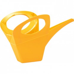 Arrosoir en plastique - Origami - Jaune miel - 2L - EDA - Arrosoirs - BR-921374