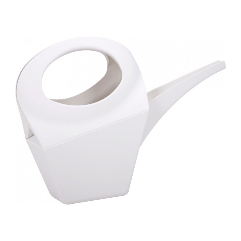 Arrosoir en plastique - Origami - Blanc écrusé - 2L - EDA - Arrosoirs - BR-921376