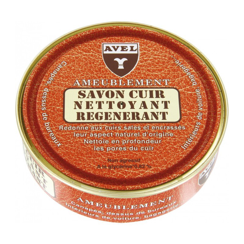 Savon nettoyant Régénérant pour le cuir - 200 ml - AVEL - Entretien du cuir - BR-701106