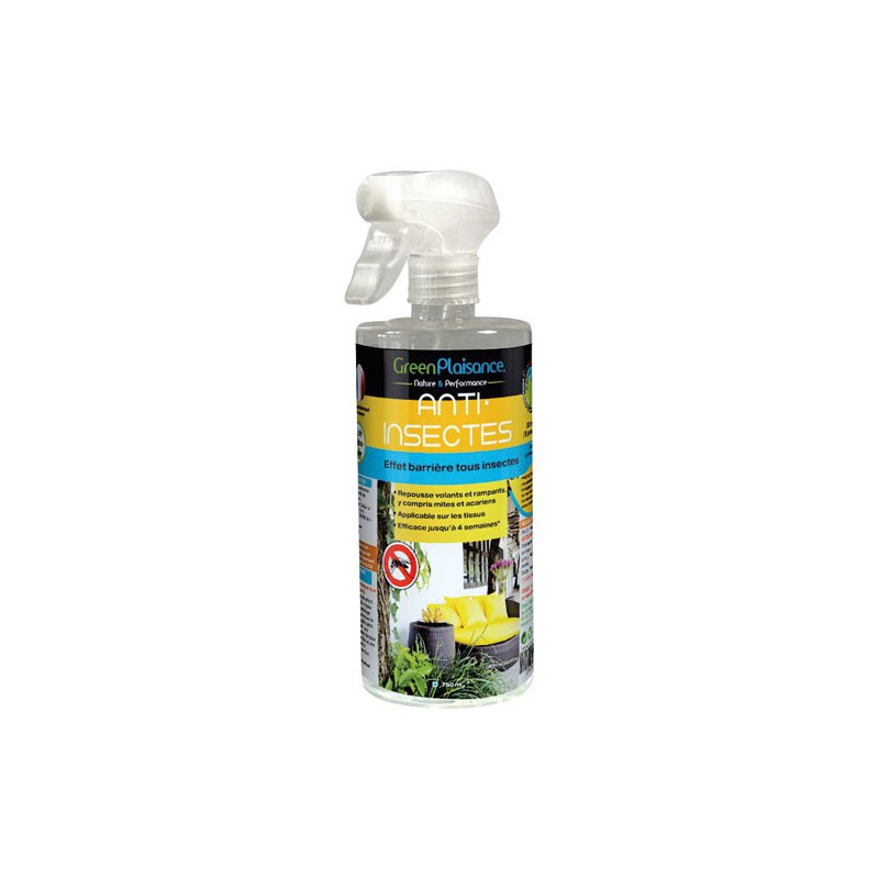 Anti-insectes écologiques - Répulsif pour intérieur - 750 ml - GREEN PLAISANCE - Insectes rampants - DE-627299