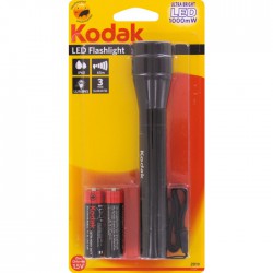 Lampe torche - LED - 50 Lumens - Noir - KODAK - Lampes portatives et torches - BR-604523