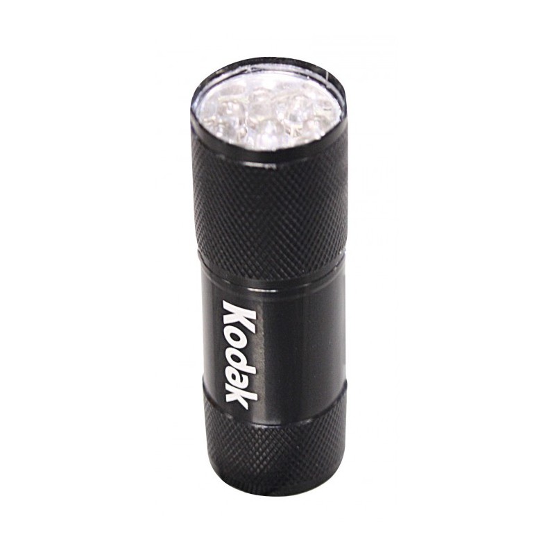 Lampe de poche - 9 LED - 46 Lumens - Noir - KODAK - Lampes portatives et torches - BR-604520