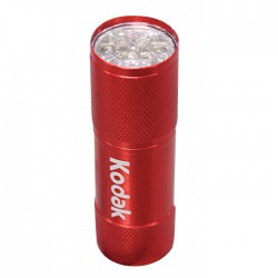 Lampe de poche - 9 LED - 46 Lumens - Rouge - KODAK - Lampes portatives et torches - BR-604521