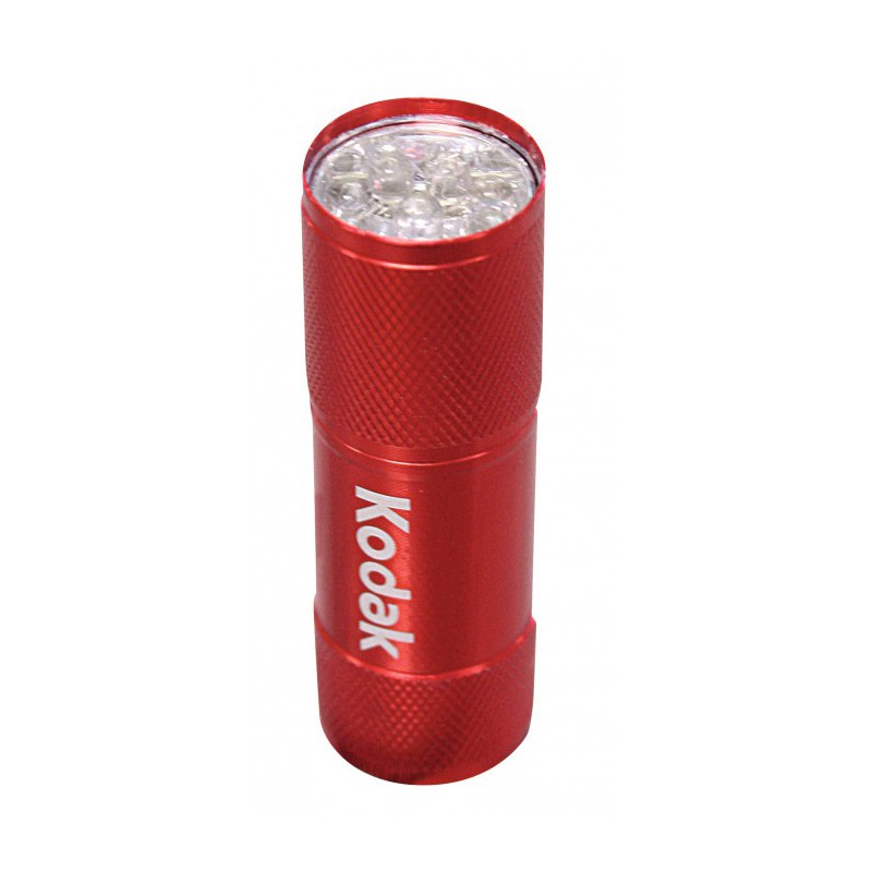 Lampe de poche - 9 LED - 46 Lumens - Rouge - KODAK - Lampes portatives et torches - BR-604521