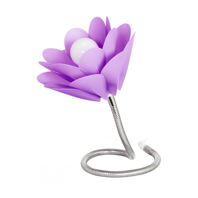 Lampe à  poser en acier et plastique - Lilas - RANEX - Pour l'intérieur - BR-233449