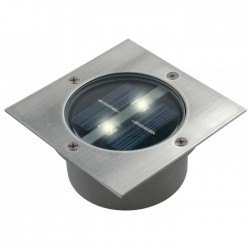 Spot solaire encastrable - Carré - 2 LED - RANEX - Pour l'extérieur - BR-103425