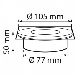 Spot solaire encastrable - Carré - 2 LED - RANEX - Pour l'extérieur - BR-103425