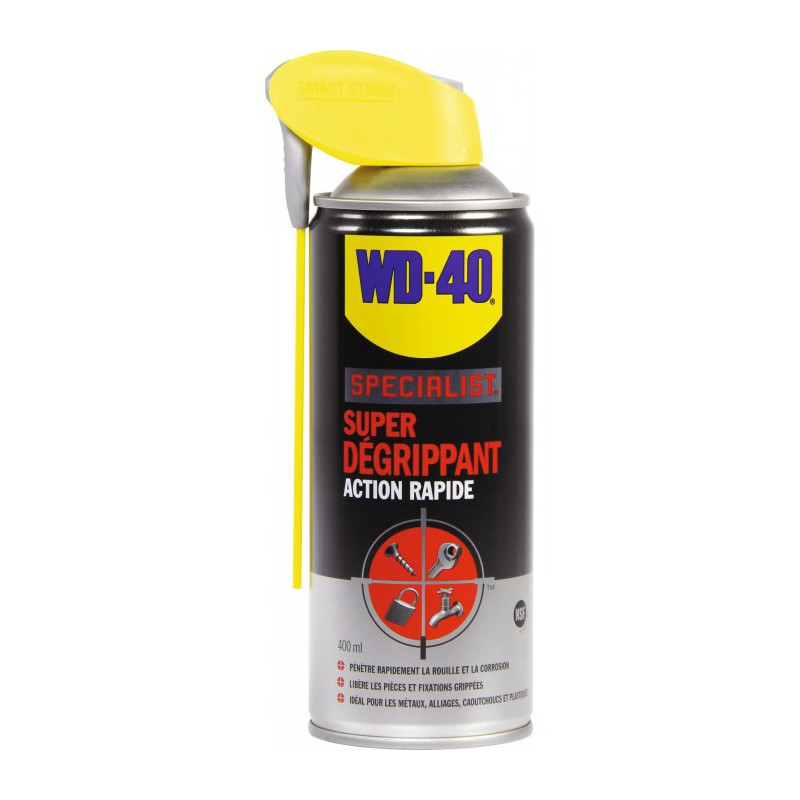 Super dégrippant à  action rapide - 400 ml - WD-40 Spécialist - Solvant / Graisse - BR-210995