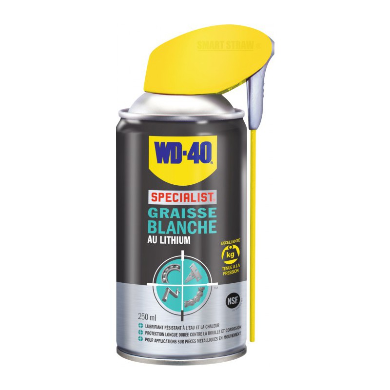 Graisse blanche au lithium - 250 ml - WD-40 Spécialist - Solvant / Graisse - BR-676902