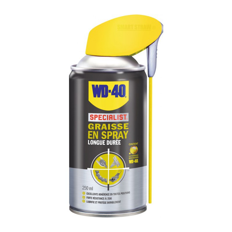 Graisse en spray longue durée - 250 ml - WD-40 Spécialist - Solvant / Graisse - BR-678903