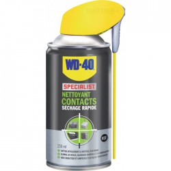 Nettoyant contacts Séchage rapide - 250 ml - WD-40 Spécialist - Solvant / Graisse - WD716