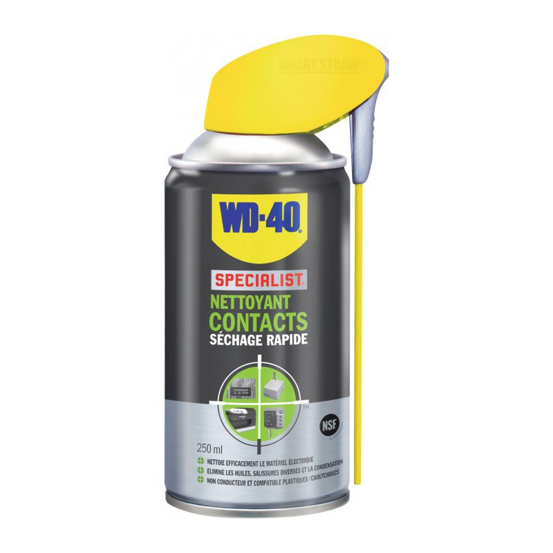 Nettoyant contacts Séchage rapide - 250 ml - WD-40 Spécialist - Solvant / Graisse - WD716