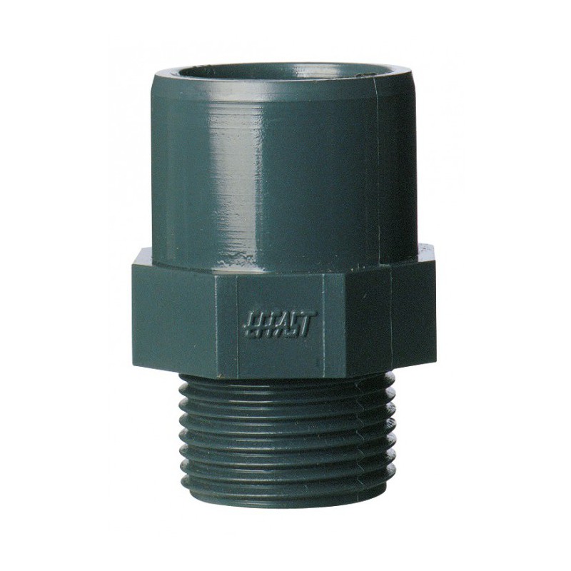 Embout fileté - Filetage mâle 26 x 24 mm - Diamètre mâle 32 mm femelle 25 mm - CAP VERT - Raccords / coudes / manchons - BR-7...