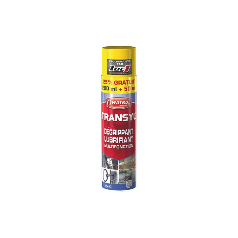 Dégrippant et lubrifiant haute technicité - Transyl - 200 ml - OWATROL - Solvant / Graisse - DE-562926