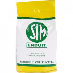 Enduit cellulosique en poudre - 5 Kg - SIM - Enduit de rebouchage - BR-134031