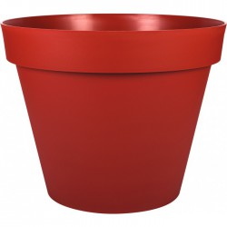 Pot à  fleur en plastique - Gamme Toscane - 76 L - Rubis - EDA - Pots ronds - BR-920463