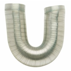 Gaine flexible et extensible de 0.45 à  1.5 M - Aluminium - 125 mm - STRULIK - Gaines et conduits - BR-624785