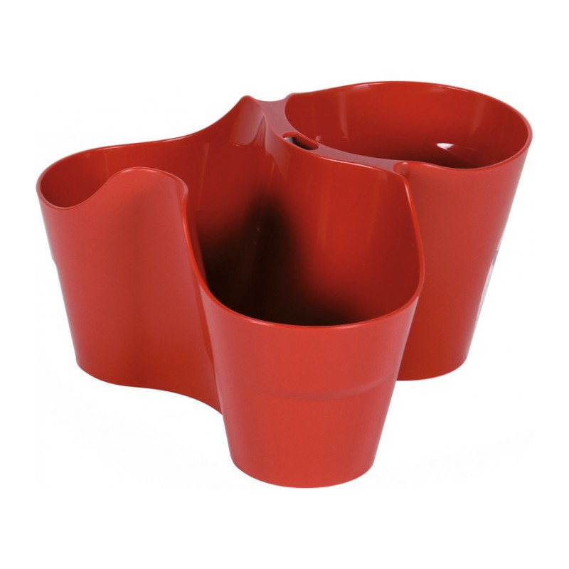 Fontaine à  aromates - Rouge rubis - EDA - Pots ronds - BR-315103