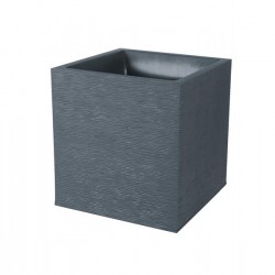 Pot carré - GRAPHIT - 31 L - Gris anthracite - EDA - Pots carrés - BR-315566