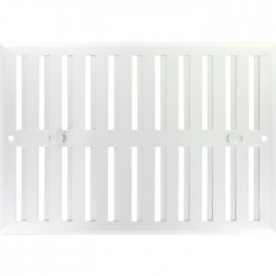 Grille de ventilation obturable - métal - 240 x 165 mm - Aluminium - DMO - Grille de ventilation - BR-421559