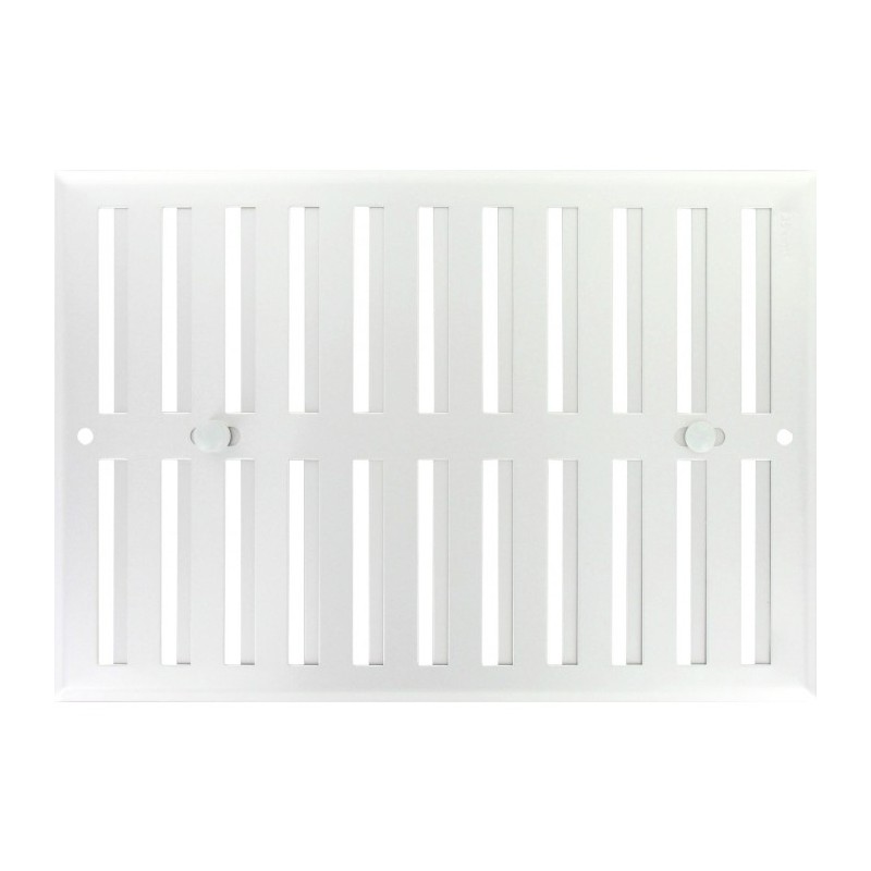 Grille de ventilation obturable - métal - 240 x 165 mm - Aluminium - DMO - Grille de ventilation - BR-421559