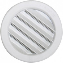 Grille de ventilation universelle à  encastrer - Plastique - Ronde - 80 mm - DMO - Grille de ventilation - BR-192175