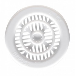 Grille de ventilation à  encastrer pour contre cloison - Plastique - Ronde - 10 mm - DMO - Grille de ventilation - BR-192181