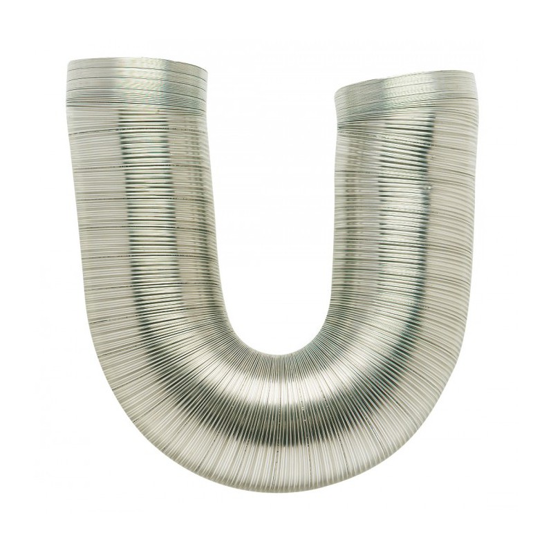 Gaine flexible et extensible de 0.85 à  3 M - Aluminium - 90 mm - DMO - Gaines et conduits - BR-195561