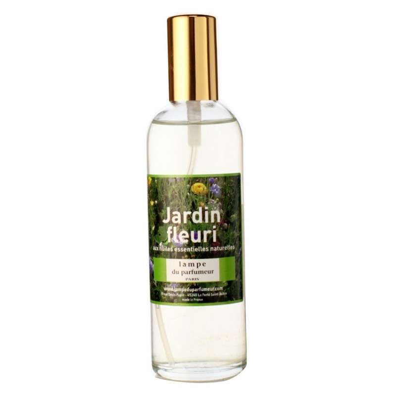 Vaporisateur d'ambiance - Jardin fleuri - 100 ml - LAMPE DU PARFUMEUR - Parfum d'intérieur - DE-377713