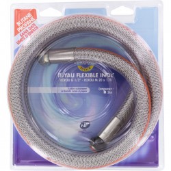 Tuyau flexible inox pour butane ou propane - 2 M - EUROGAZ - Tubes et flexibles Gaz - BR-009220