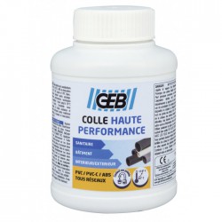 Colle haute performance pour assemblage canalisation en PVC - 250 ml - GEB - Colle - BR-602508