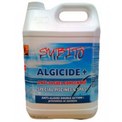 Anti algues super concentré - Double action - 5 L - SUBITO - Traitement / réparation piscine - ALGIPLUS5