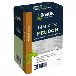 BOSTIK - Blanc de Meudon - Entretien miroir - 1 Kg - Entretien des vitres - BR-700430