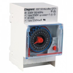 Horloge à  cadran analogique - 3 modules - 16 A - LEGRAND - Horloge - BR-056723