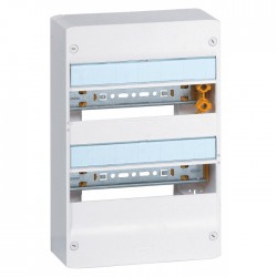 Coffret à  équiper - 2 rangées 13 modules - 375 x 250 x 103,5 mm - avec borniers - LEGRAND - Tableau de distribution - BR-102437