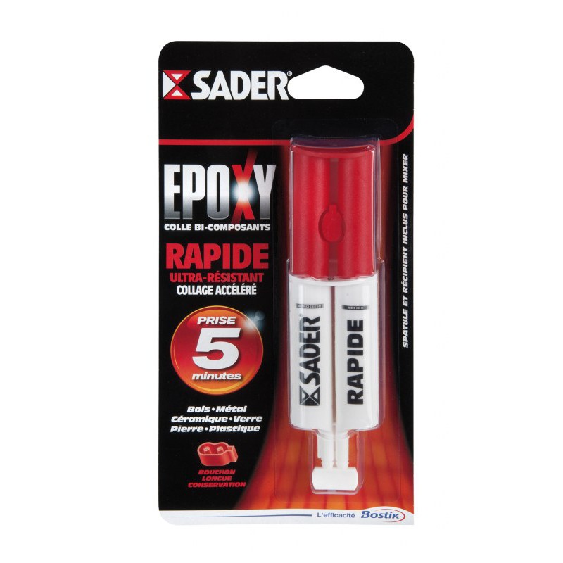 Colle époxy rapide - 25 ml - SADER - Colle - BR-679432