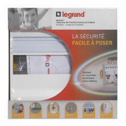 Coffret à  équiper - 1 rangée 13 modules - 250 x 250 x 103,5 mm - avec borniers - LEGRAND - Tableau de distribution - BR-102436