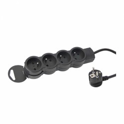 Rallonge 4 prises de courant - cordon 1.5 m - Noir - LEGRAND - Rallonges électriques - BR-131566